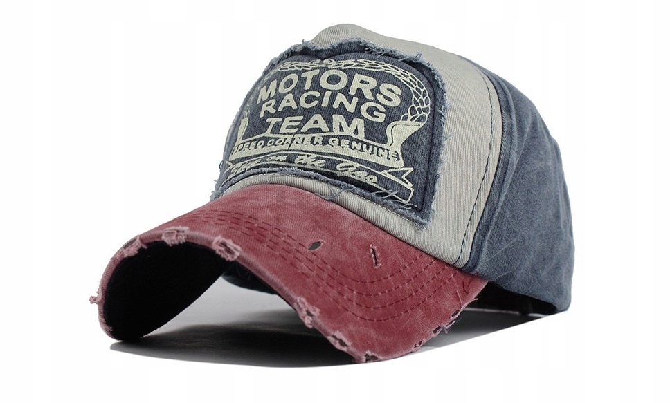 CZAPKA Z DASZKIEM - VINTAGE - MOTORS RACING TEAM