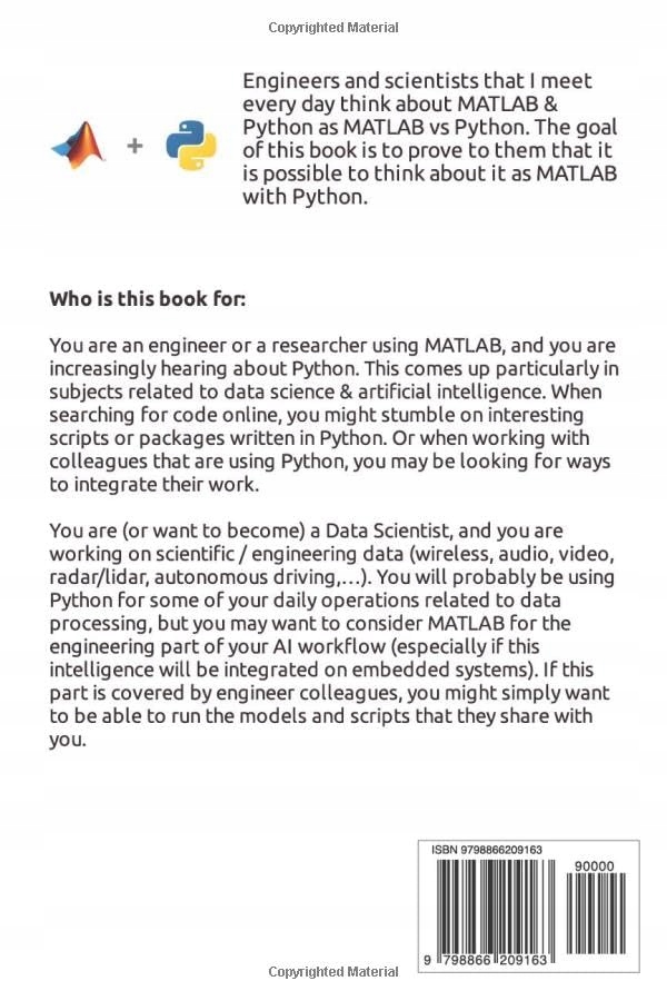 Debray, Yann MATLAB with Python Język publikacji angielski