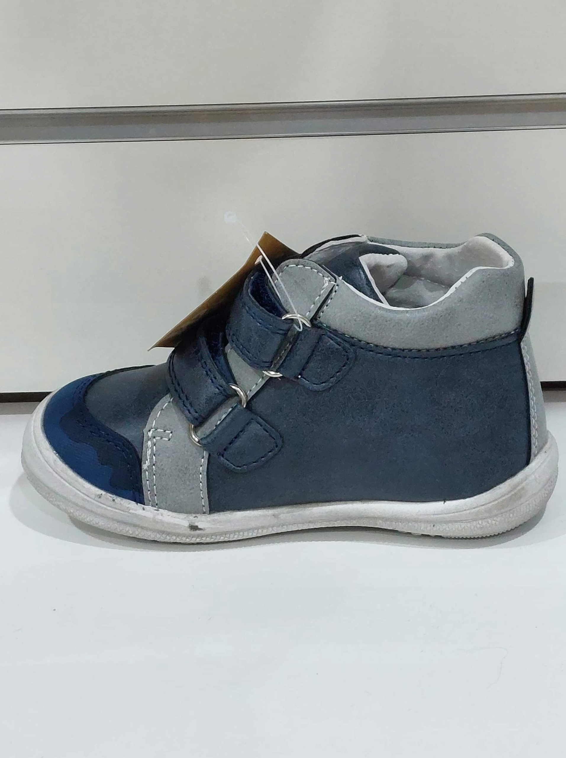 Trzewiki półbuty WOJTYŁKO 23002 na rzepy granat 30 Marka Wojtyłko