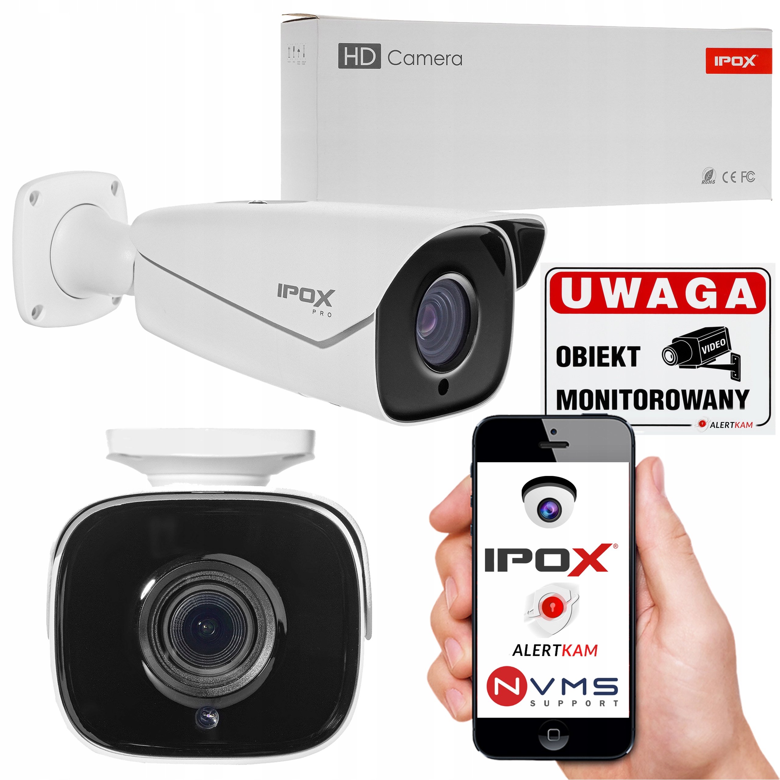 KAMERA IP 2 MP IPOX PX-TZIP2022IR7LPR FUNKCJA LPR