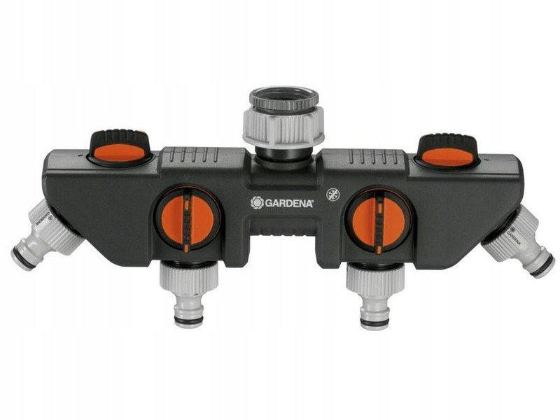 Przyłącze kranowe Gardena z 4 wyjściami 3/4" 1" 08194-20