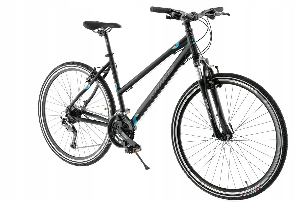 Rower cross 28' Kands Crossline 1100 D17 czarno-miętowy 2022