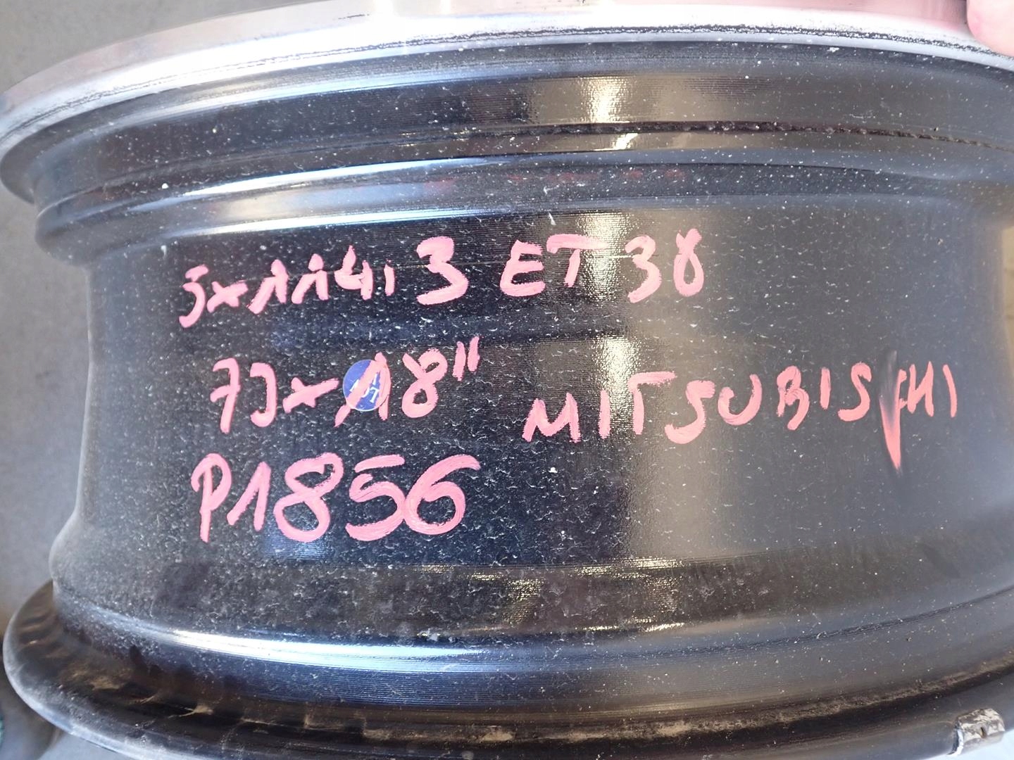 disk disk MITSUBISHI 5x114,3 ET38 7J 18"