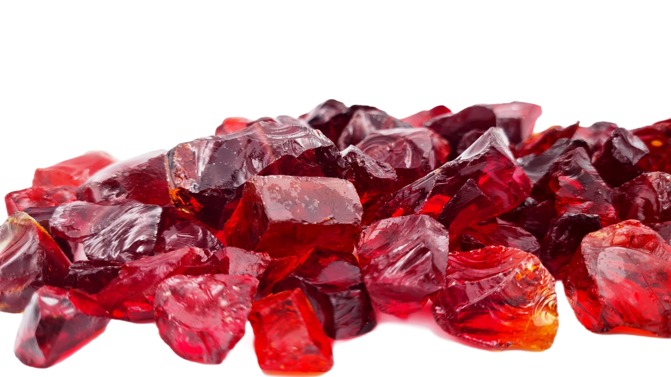 SZKŁO DEKORACYJNE drobne CZERWONE grys 5kg 3-5cm Kod producenta 3-5