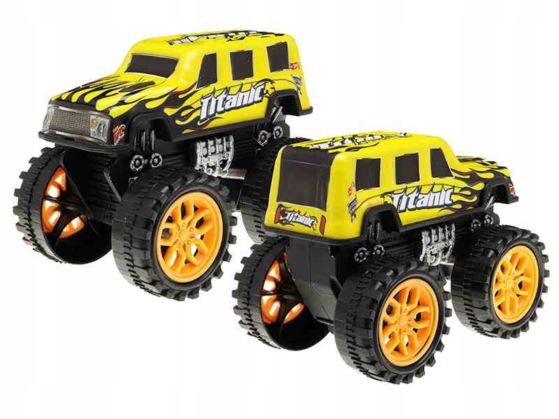 Monster Wheel, zestaw 2 pojazdów, mix kolorów Tytuł Monster wheel mix