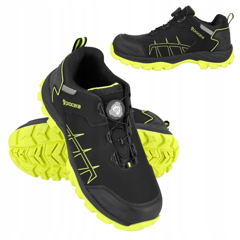 Buty robocze męskie Wodoodporne z Kompozytowym Noskiem Antyprzebiciowe Boa