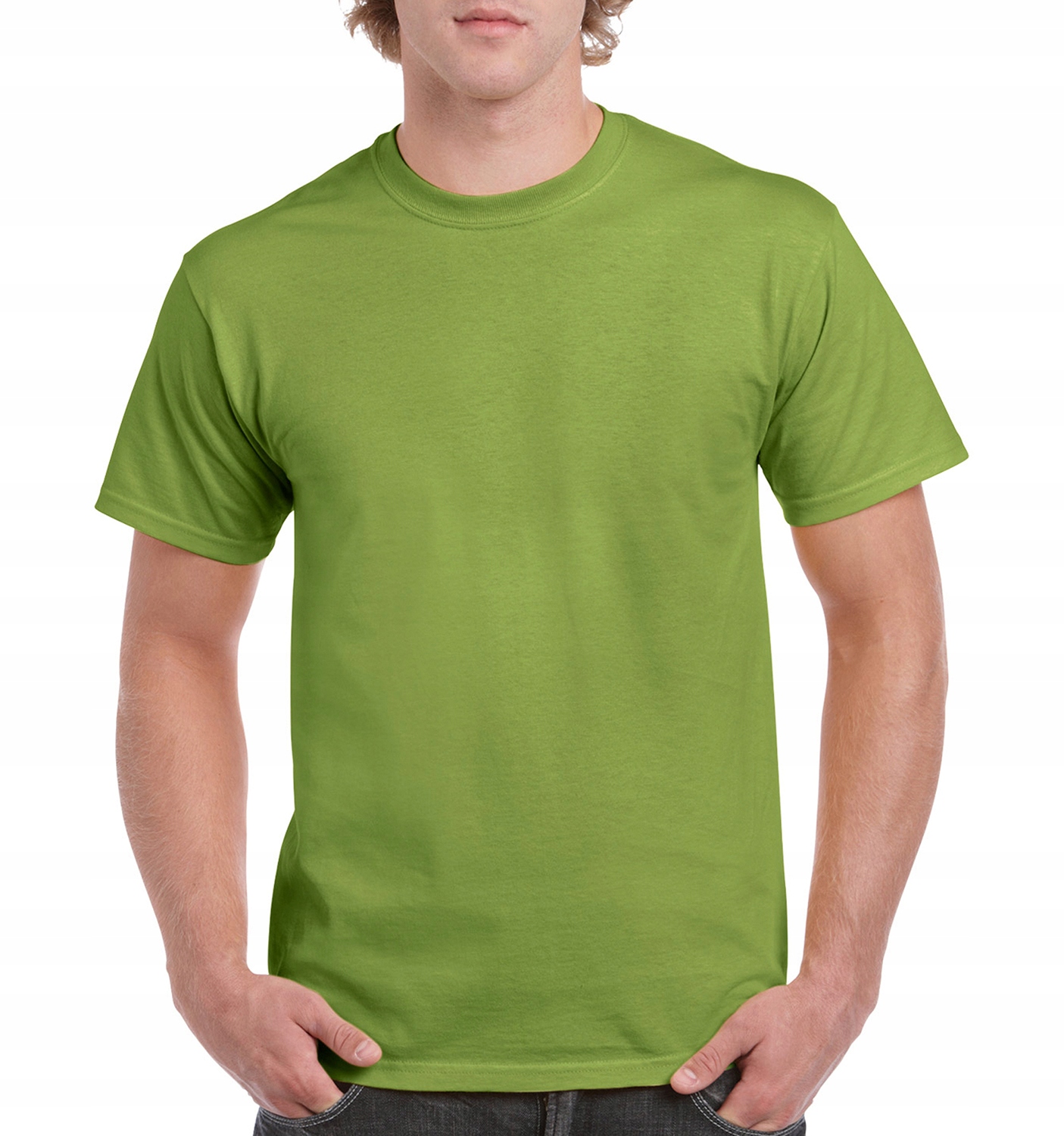 

Gruba Koszulka T-shirt - Gildan - Heavy - kiwi L