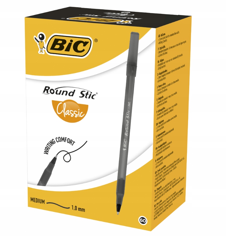 DŁUGOPIS BIC ROUND STIC 1szt CZARNY Marka BIC
