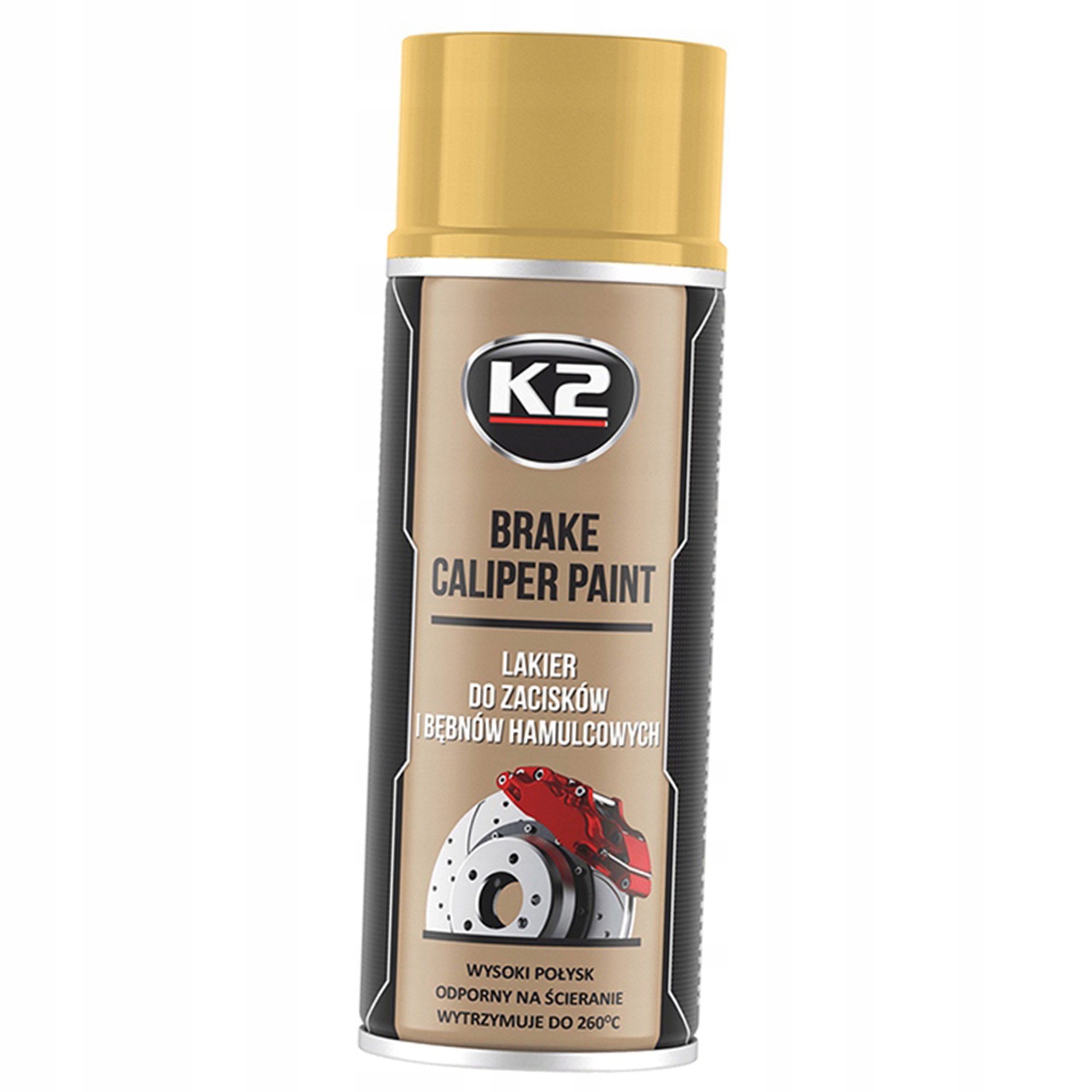 K2 Lakier Do Zacisków Hamulcowych 400ML Złoty