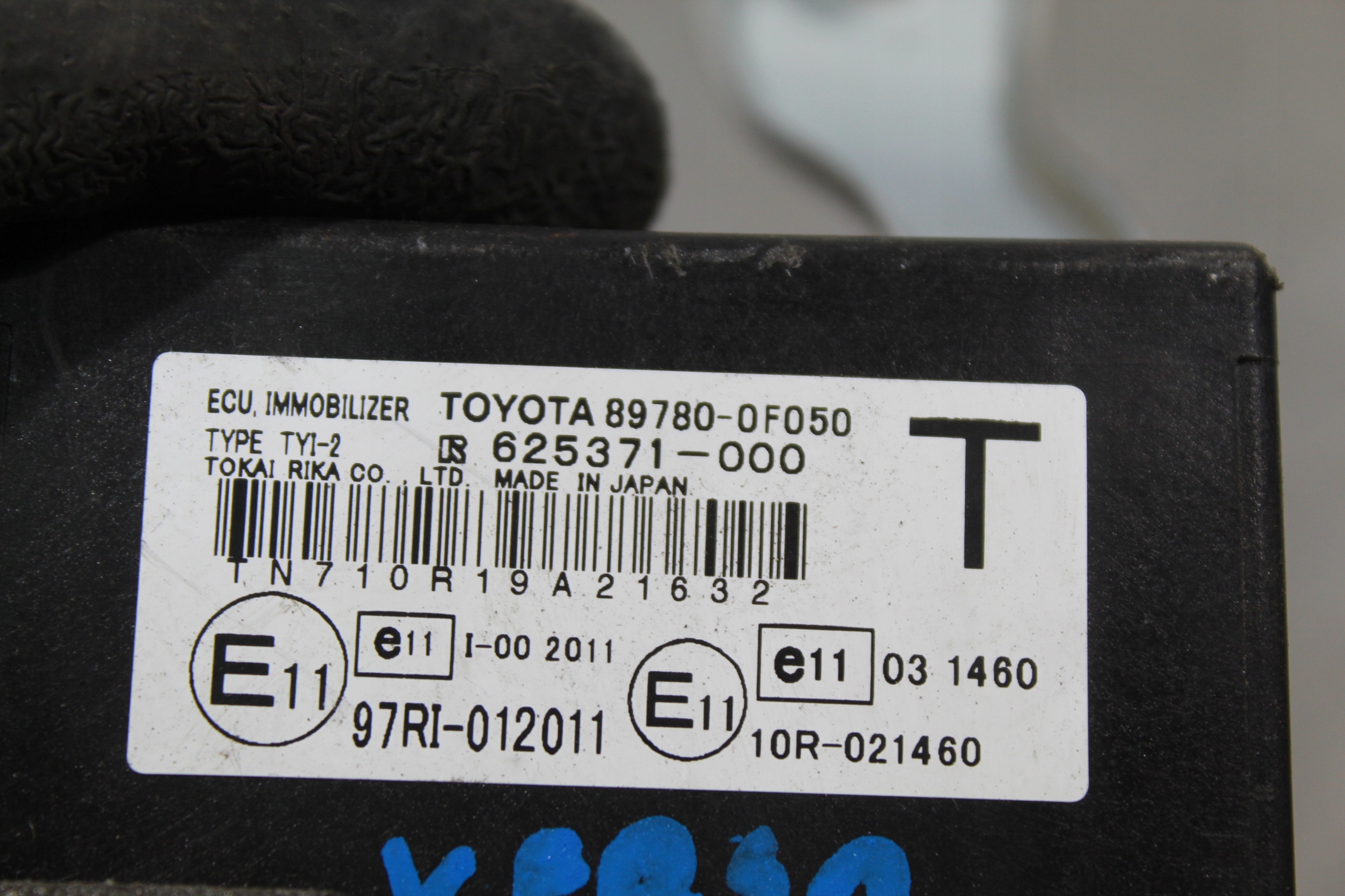 control unit module TOYOTA VERSO 09- 89780-0F050