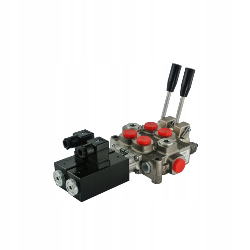 Hydraulický rozdělovač 2 sekce 60 l/min ovládaný elektricky 24 V nebo