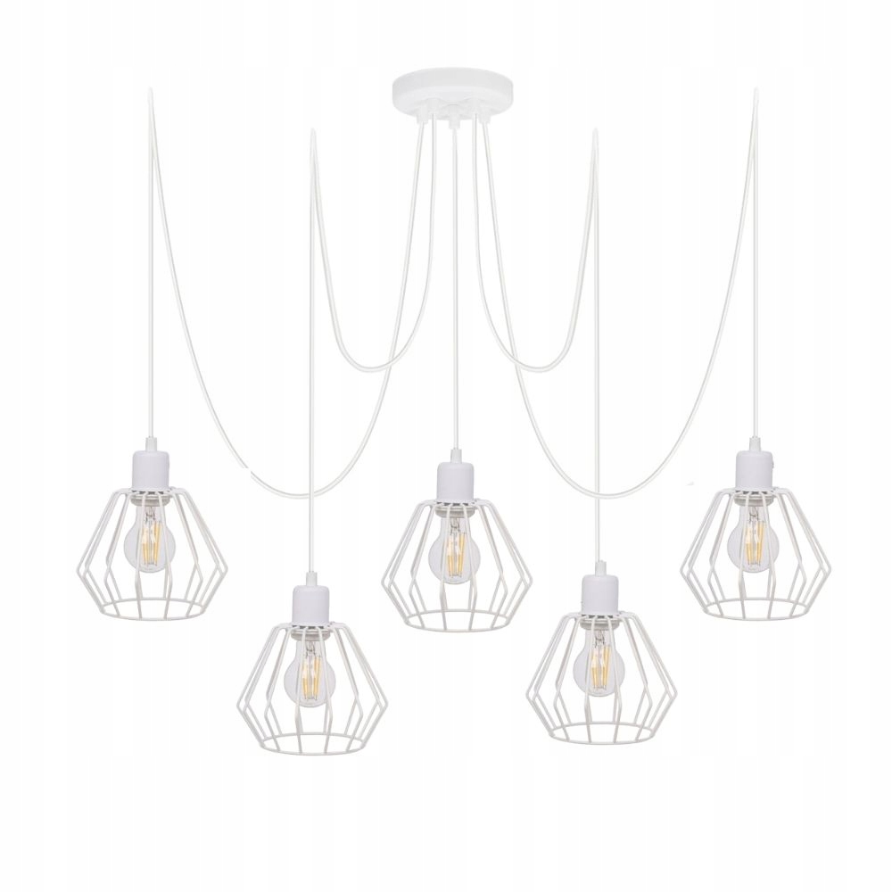 Závěsná Lampa Kovový Lustr Pavouk Spider Diamant