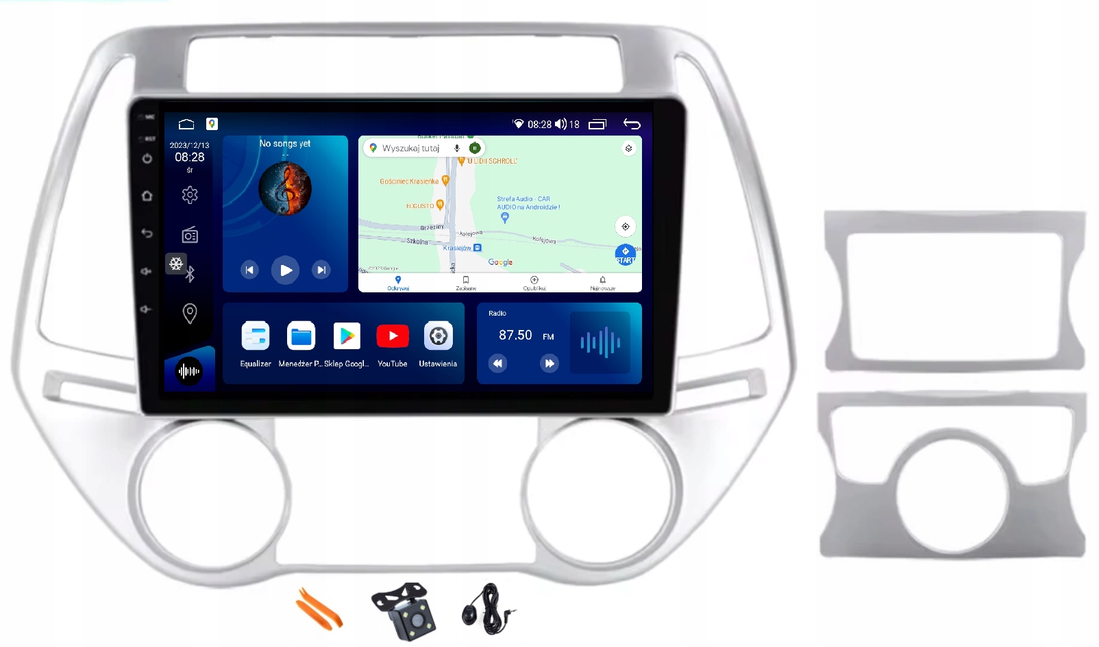 Rádio Android Navigácia Qled Carplay 256GB Lte Gps Dsp Hyundai I20 12-14