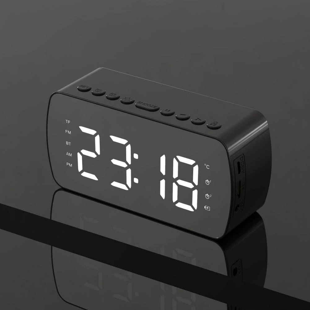 Budík, Hodinky, Rádio, Bluetooth Reproduktor, Teploměr