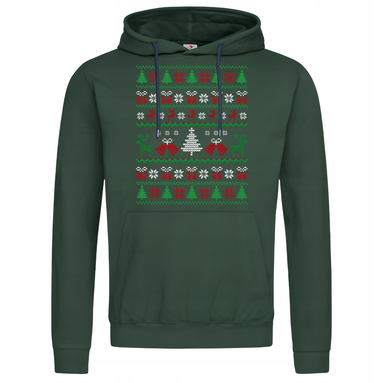 Pánská mikina Vánoční Classic Knit Pattern ve stylu "ošklivého svetru"