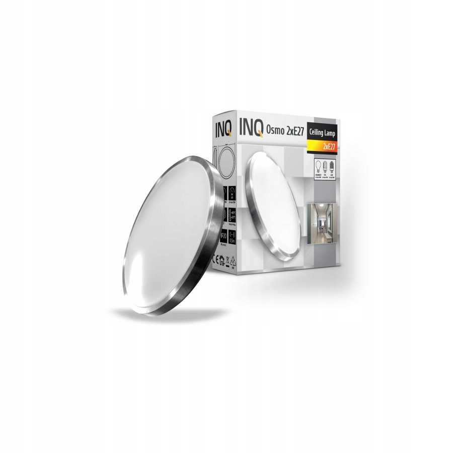 LAMPA SUFITOWA PLAFON PLAFONIERA OSMO E27 2X60W Zasilanie sieciowe