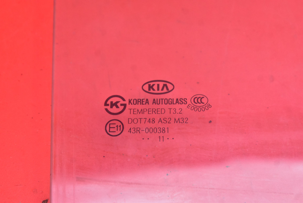 window side right rear part rear KIA PICANTO 2 II 11-15