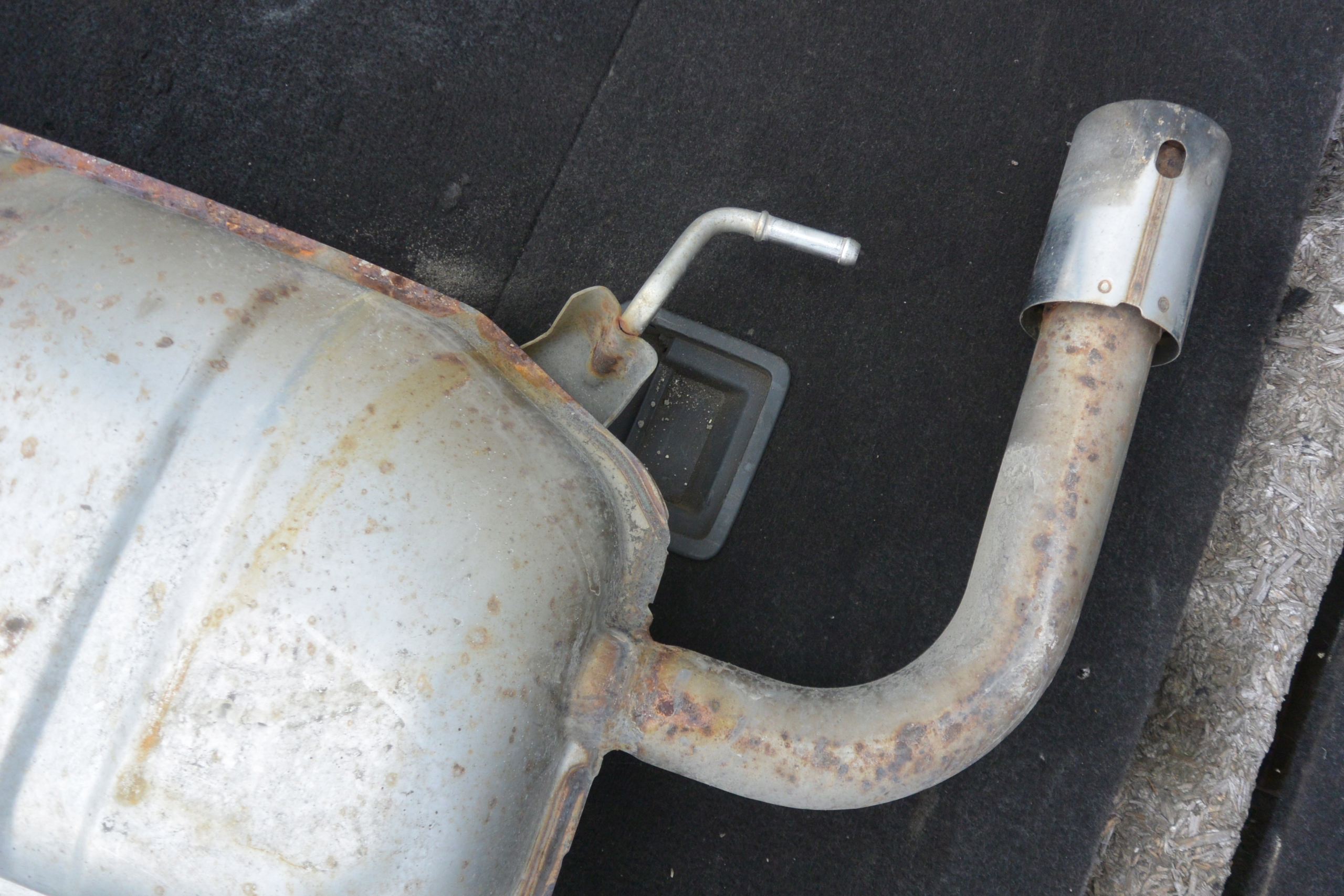 pipe muffler, exhaust MAZDA CX9 II 16- 2.5 T