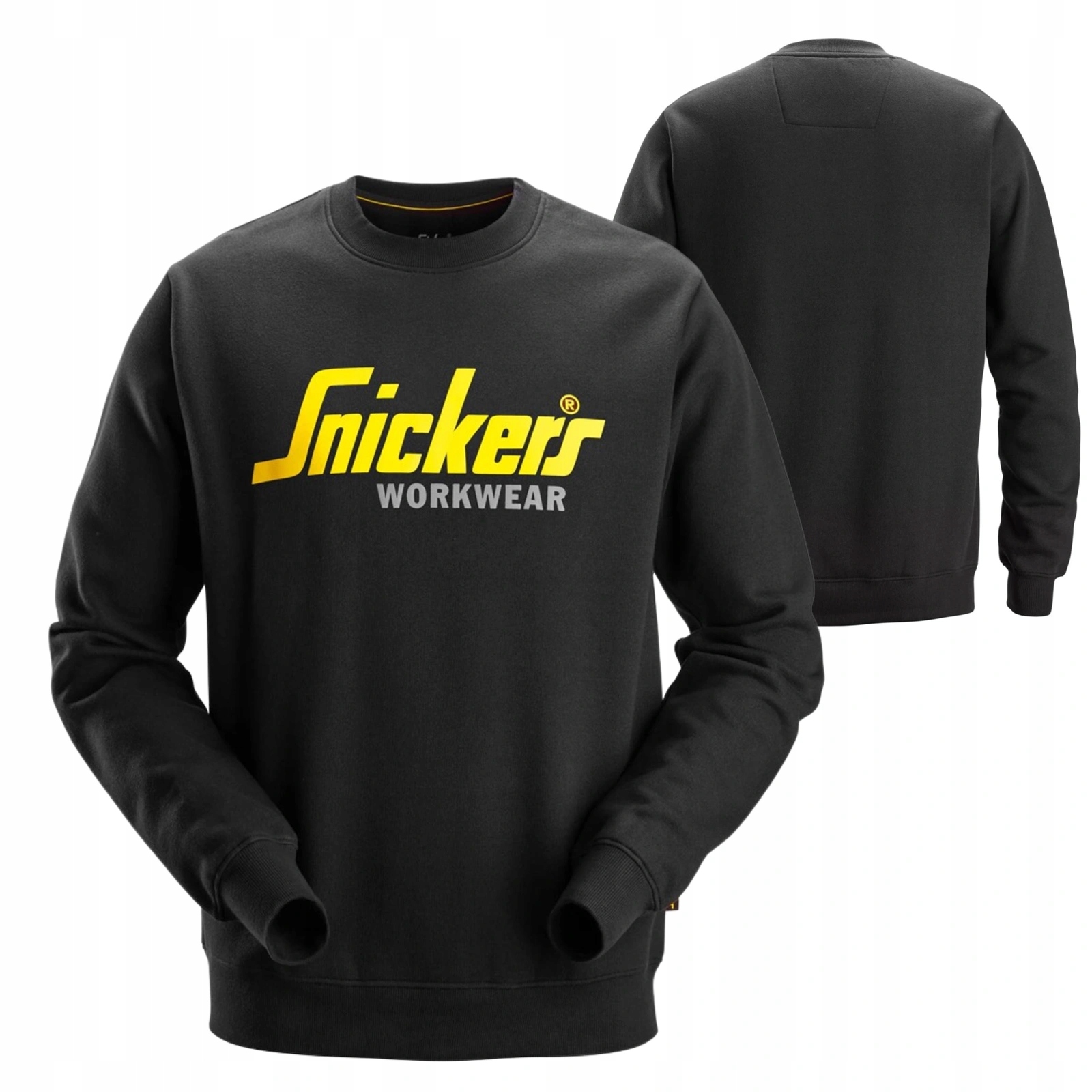 Bluza robocza męska Snickers z dużym logo 2898-0400 czarna M