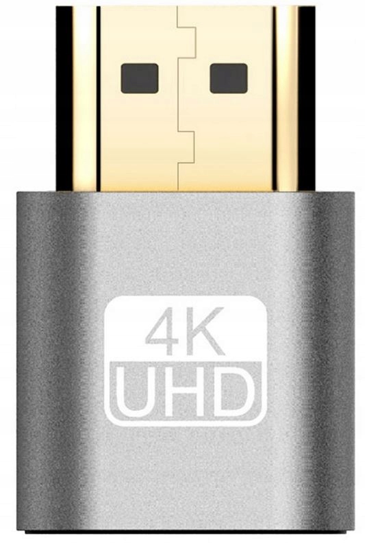 EMULATOR MONITORA ADAPTER HDMI VGA 4K DUMMY PLUG