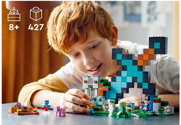 LEGO ZESTAW 21244 MINECRAFT BASTION MIECZ CREEPER Marka LEGO