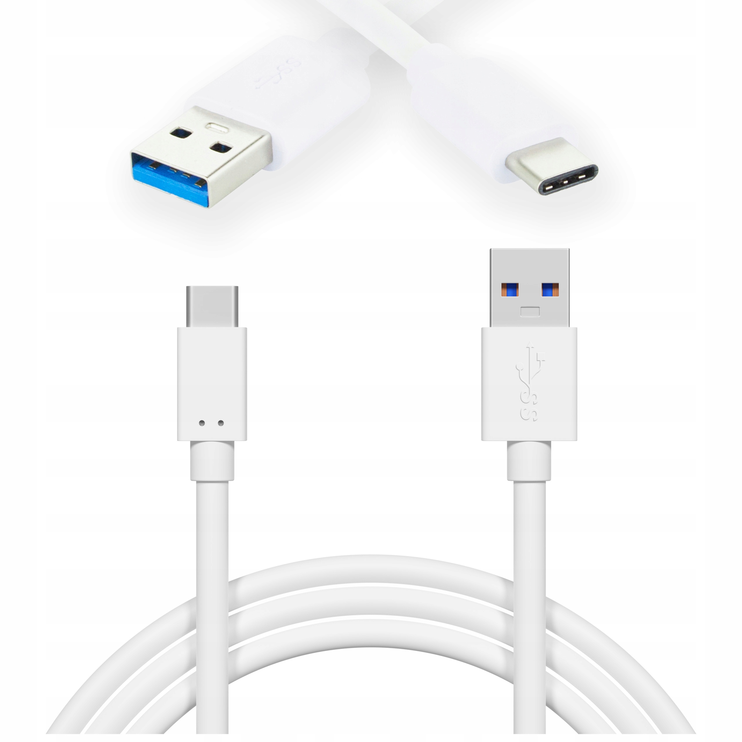 Kabel Blow Usb Usb typ C 1 m biały