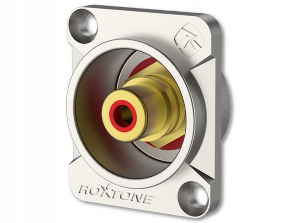 

Gniazdo Panelowe Rca Cinch Złącze Cinh RF2D Gold