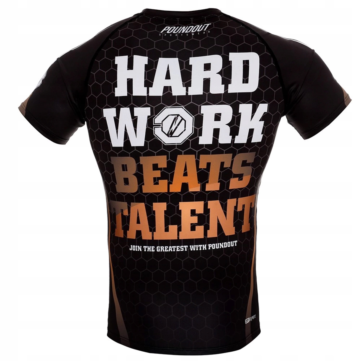 Poundout Rashguard Krátký rukáv Hard Work S