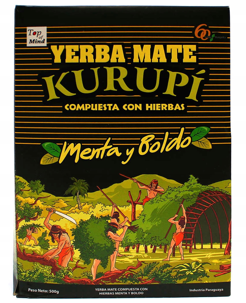 Yerba Mate Kurupi MENTA BOLDO + KATUAVA + CLASICA EAN (GTIN) 7840127000124