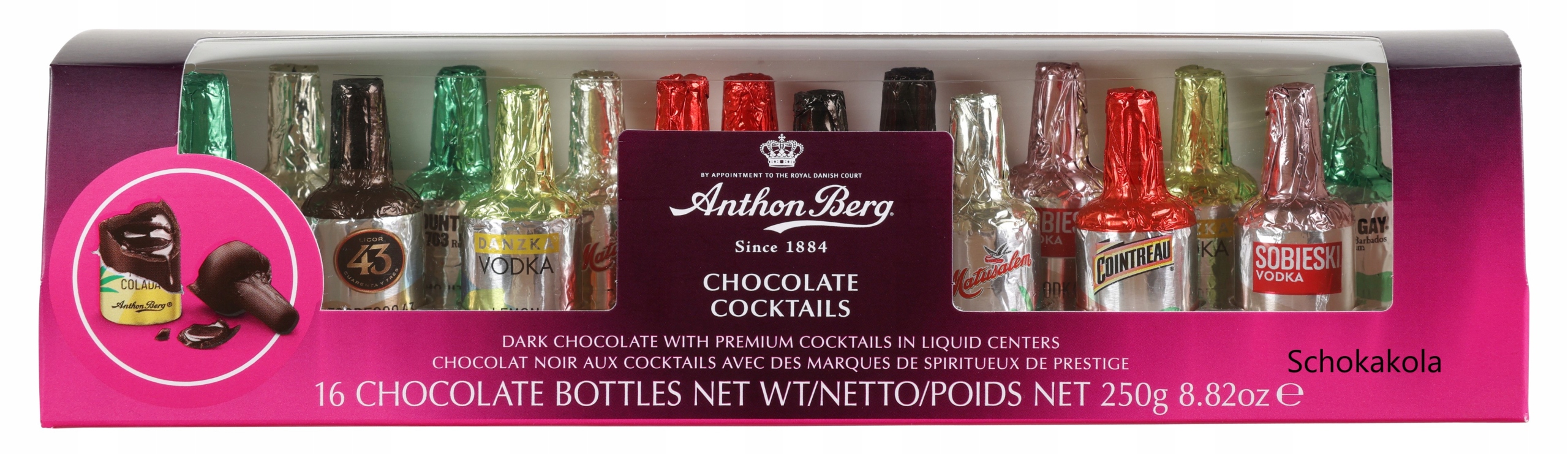 Levně Anthon Berg Čokoládové koktejly 250 g 2023