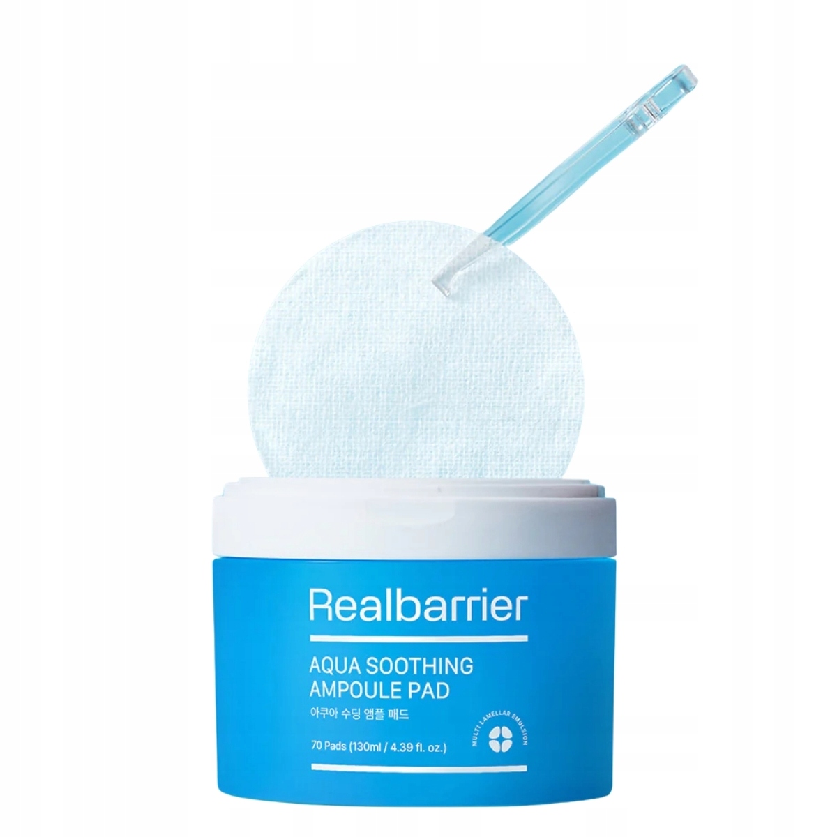 Real Barrier Aqua Soothing Ampoule Pad 70 ks hydratační pleťové vločky