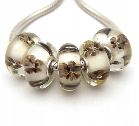 

Charms Zawieszka Koralik Szkło Srebro S 925