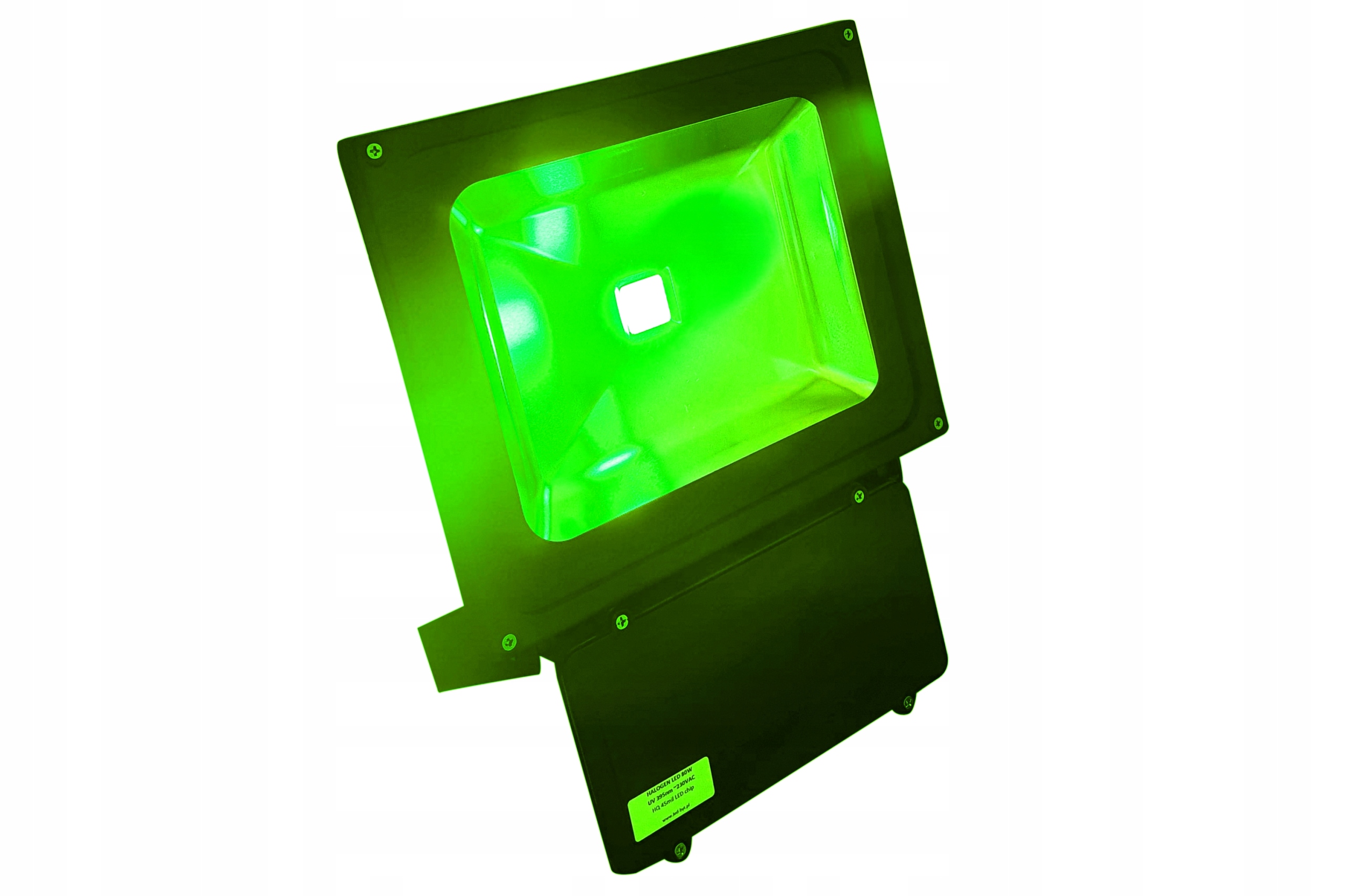 Halogénový Led reflektor 80W 520nm 525nm Zelený 230V IP65 hermetický