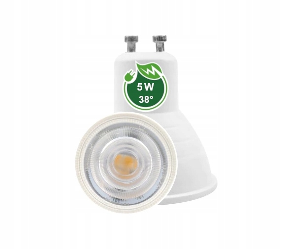

Żarówka Led GU10 5W 38 stopni biała ciepła 450lm