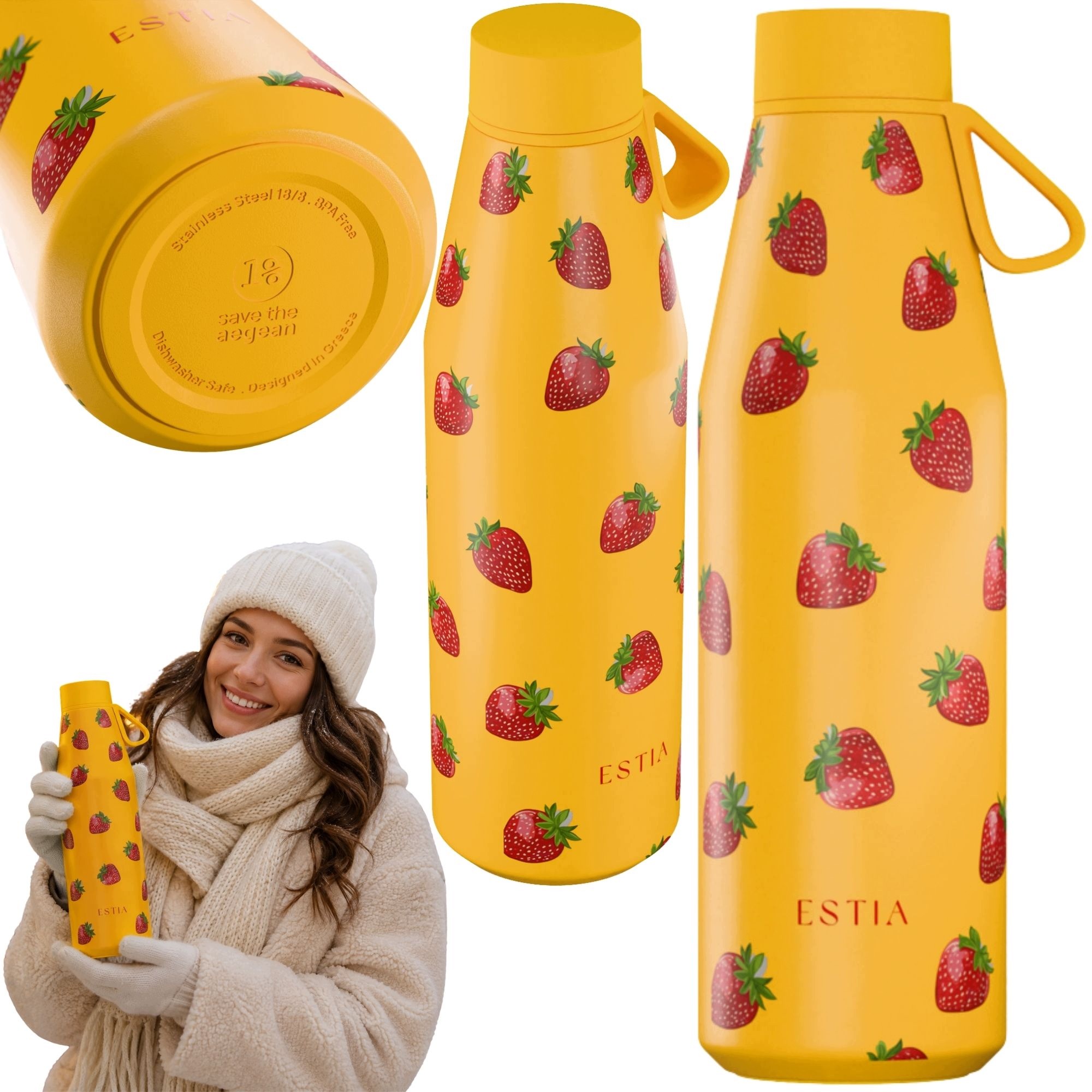 Termoláhev 500 ml Na Horké Studené Nápoje Káva do 24 hodin Termoska pro práci