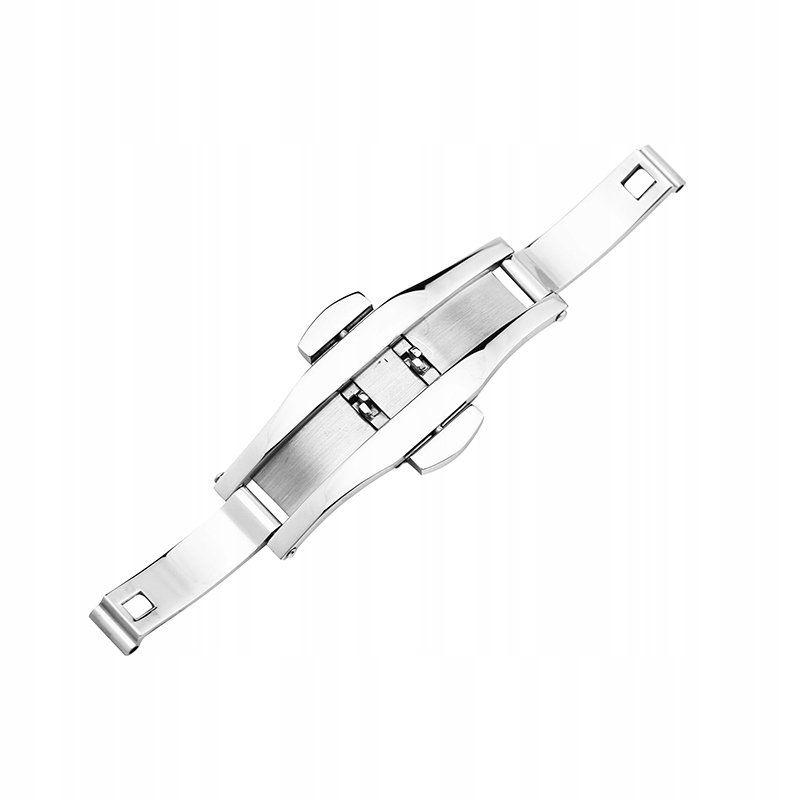 ZAPIĘCIE MOTYLKOWE 4*15 SRERBNE.KLAMRA BRANSOLETY Stan opakowania oryginalne