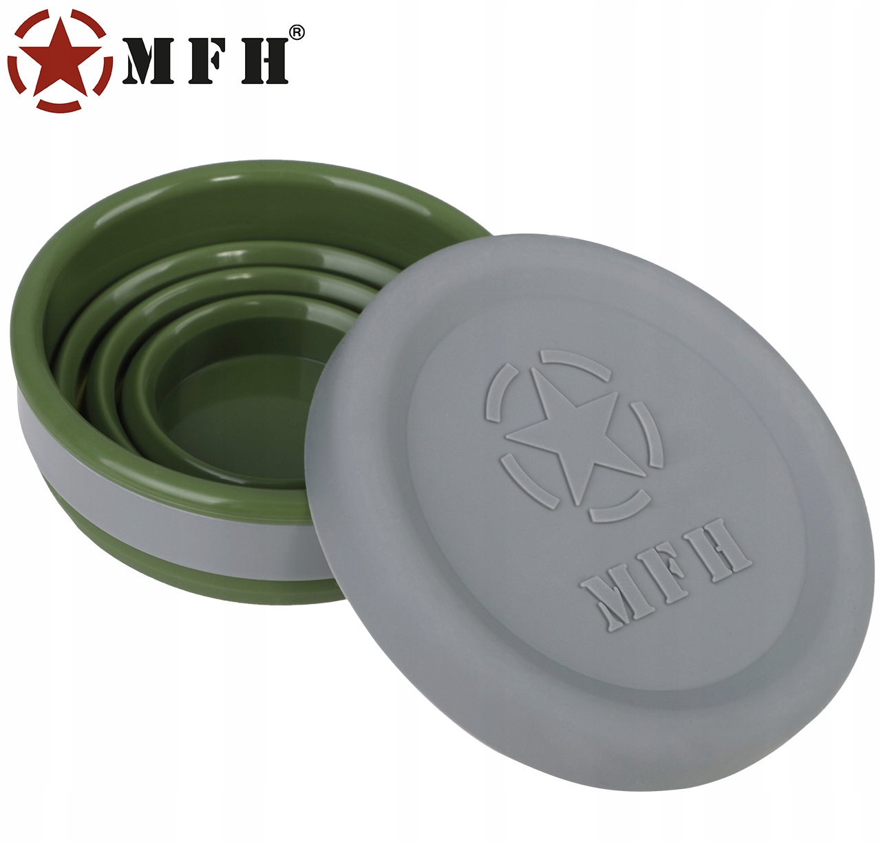 SILIKONOWY SKŁADANY KUBEK TURYSTYCZNY MFH 200 ml Kod producenta 33399