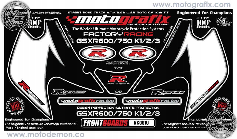 Predná Dyha Suzuki GSXR600 K1, K2, K3 2001-2004