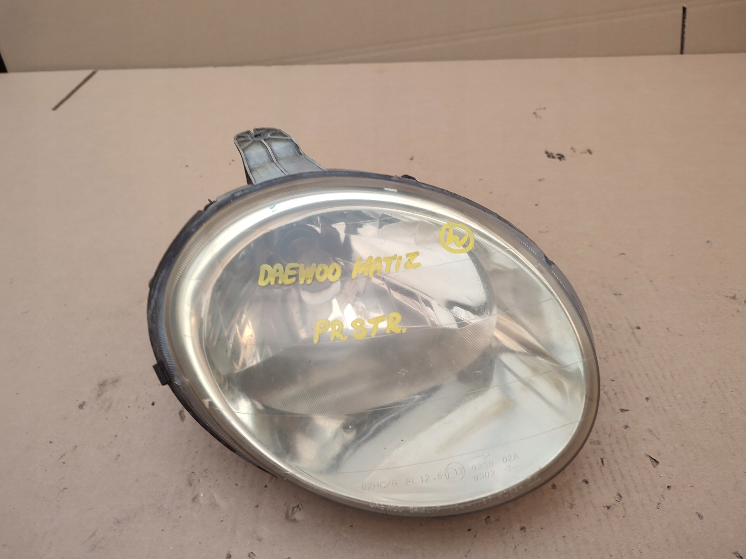 light right front right front Daewoo Matiz