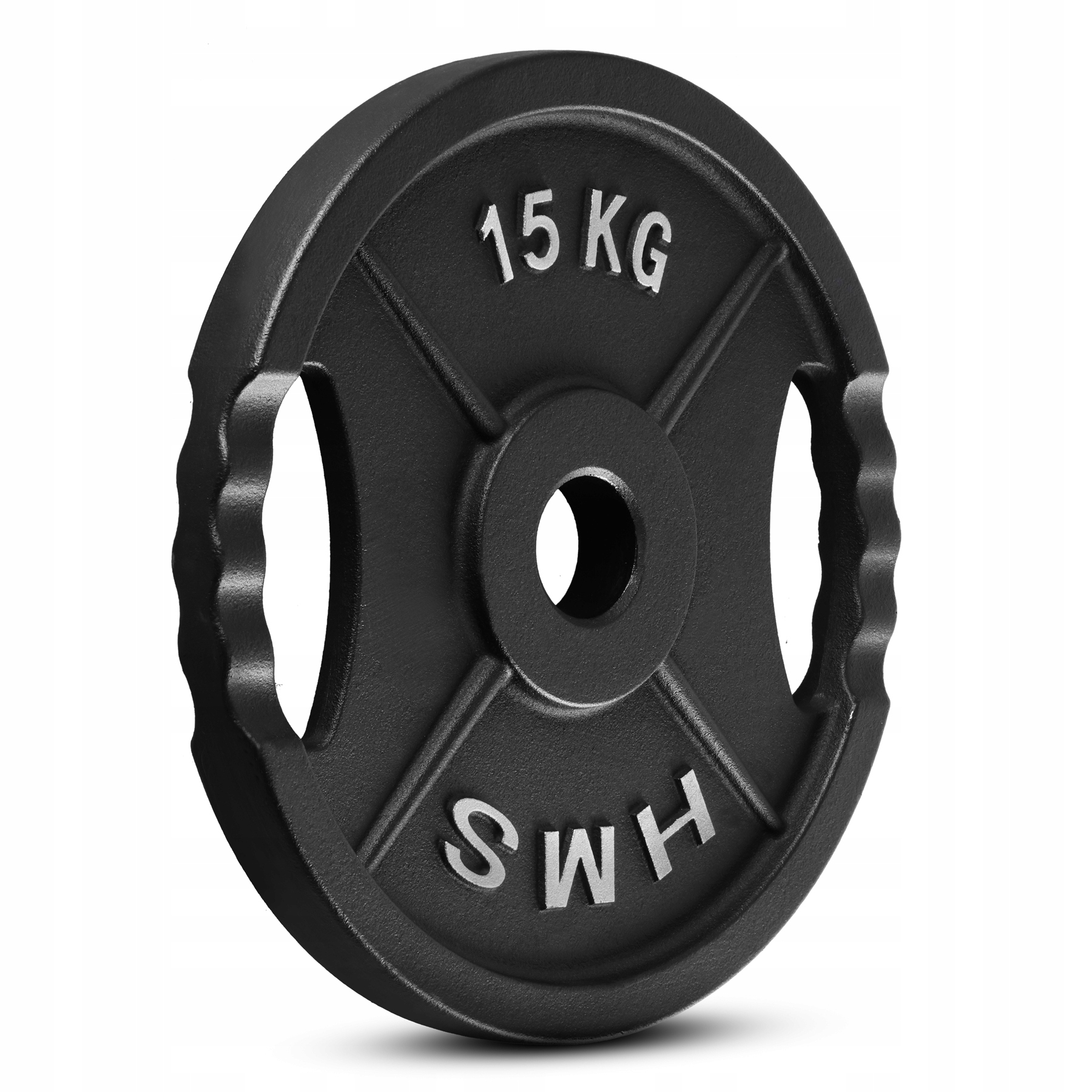 Olympijský litinový talíř závaží pro hmatník 51 mm Činky 15 kg Hms