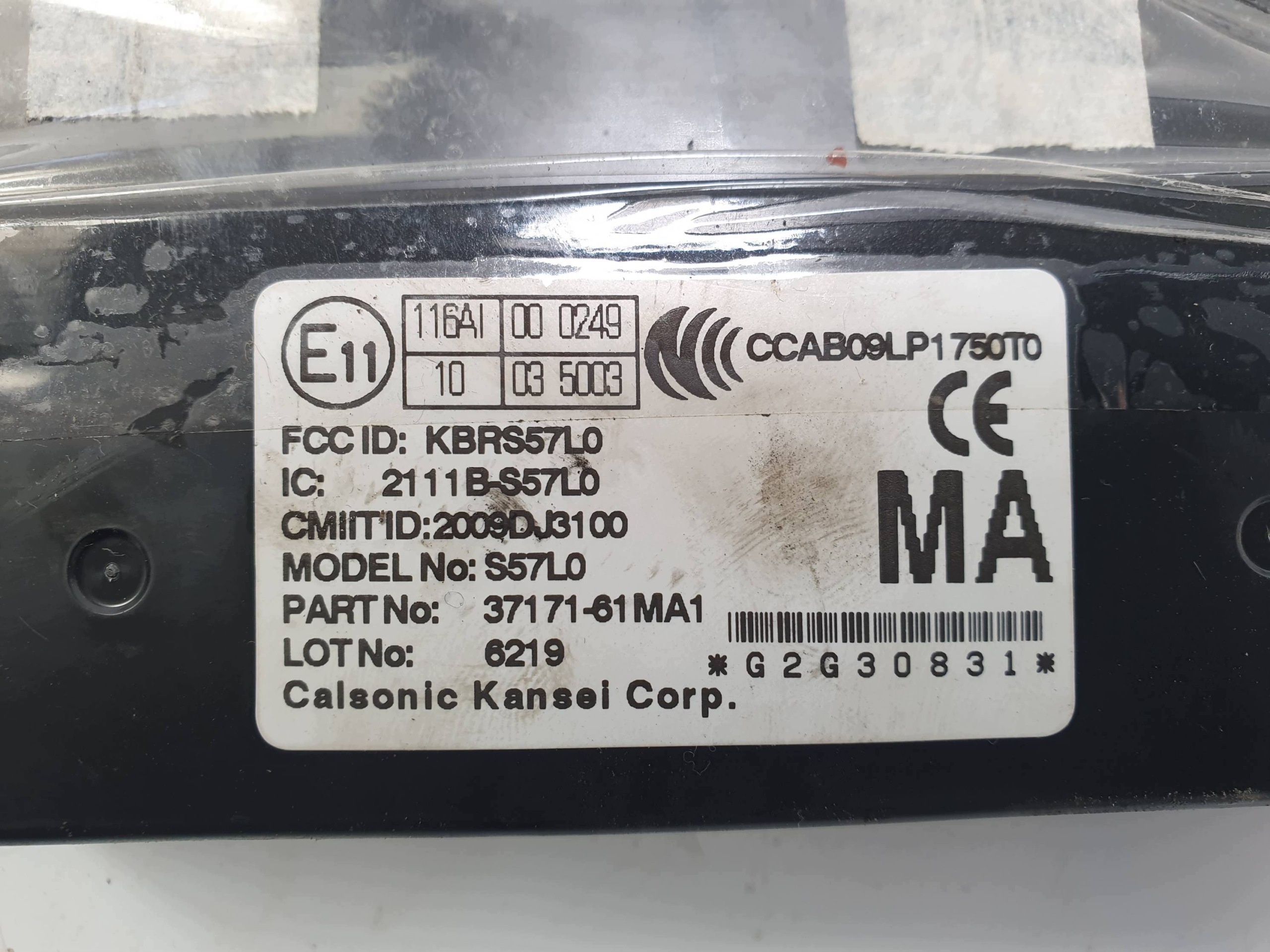 modul bedienteil 37171-61MA1 SUZUKI SX4 II S-Cross