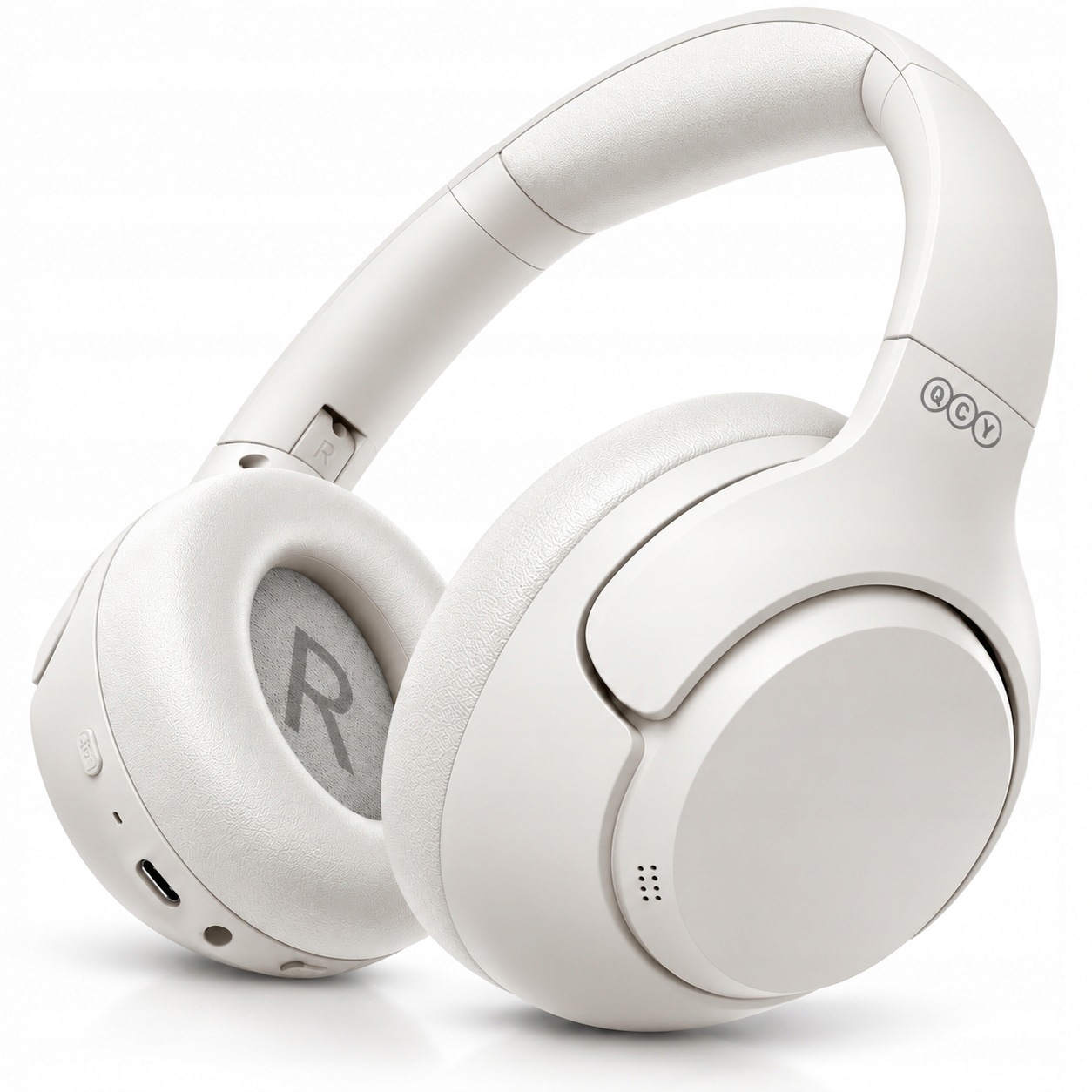 Bezdrátová sluchátka přes uši Qcy H3 Anc Hi-Res Bluetooth 5.4 Bílá