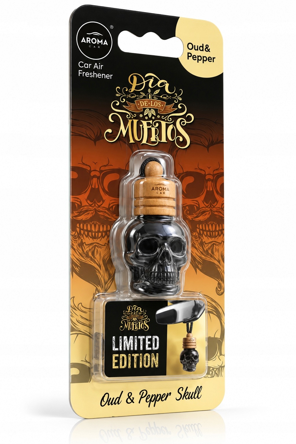 Zapach samochodowy Aroma Car Dia De Los Muertos Black Oud&Pepper 6,5 ml