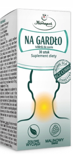 

Na Gardło tabletki do ssania; jeżówka, lipa, bez