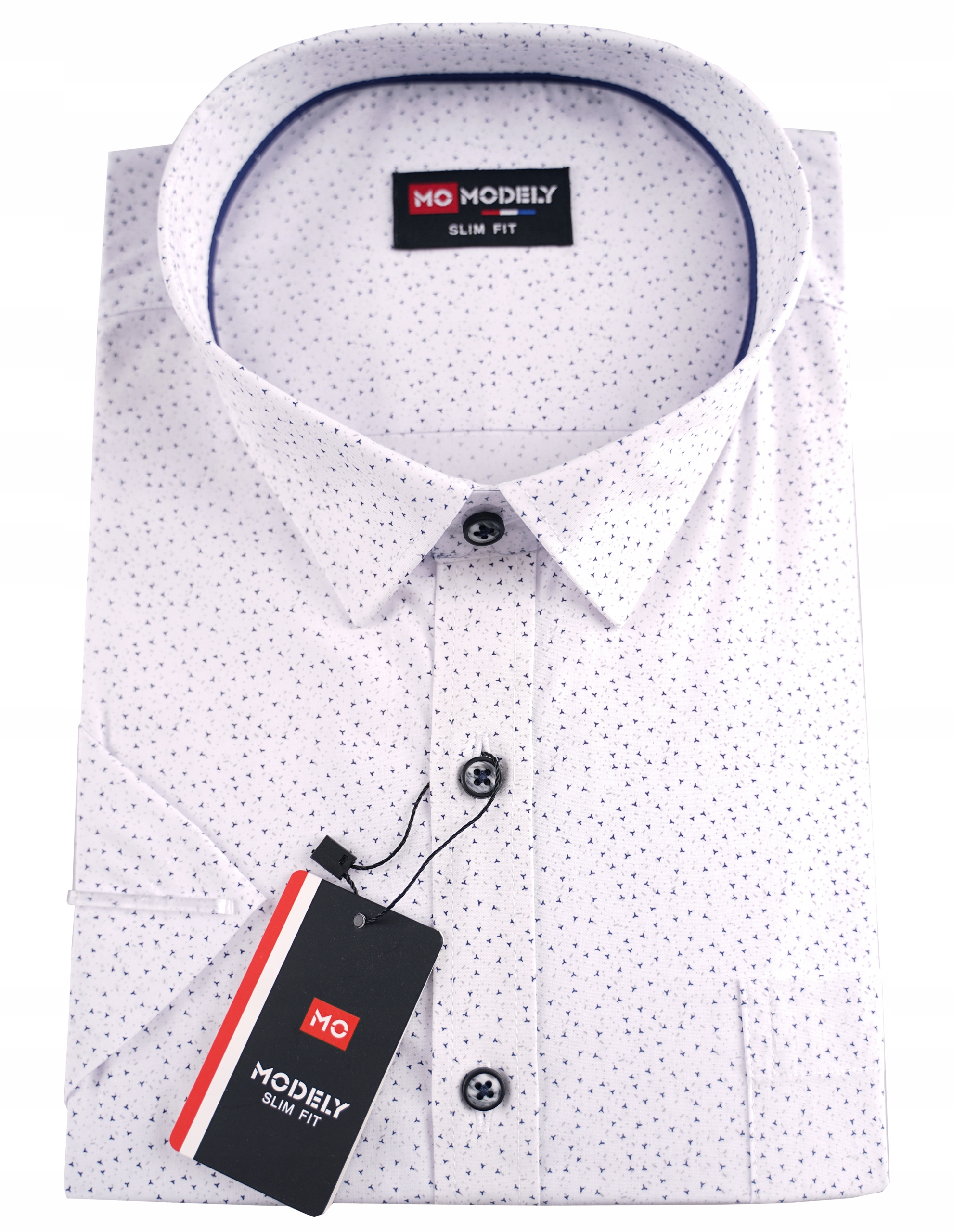 Koszula Męska Biała Bawełniana Wizytowa Garnitur Casual XL 43/44