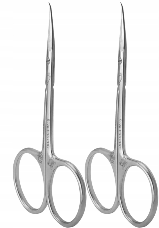 2 x Staleks Profesionální nůžky na kůži s háčkem 21 Type 2 Magnolie