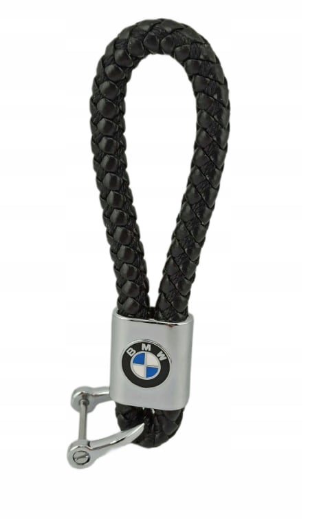 Bmw Brelok Breloczek Pleciony Czarny