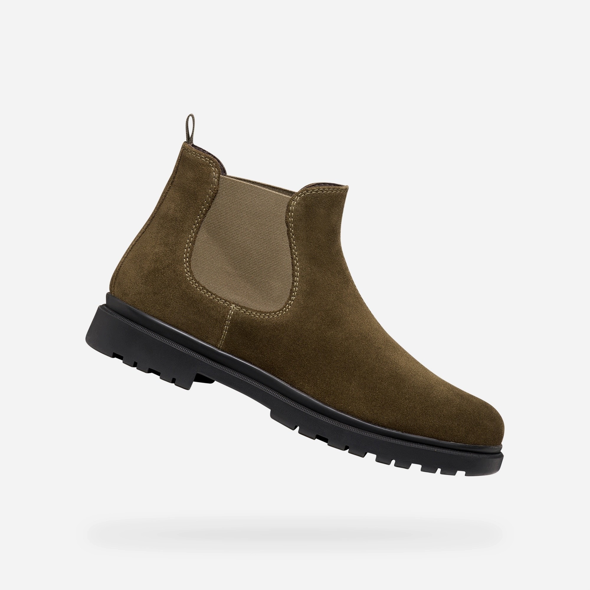 Geox Khaki pánská kotníková obuv Geox Andalo