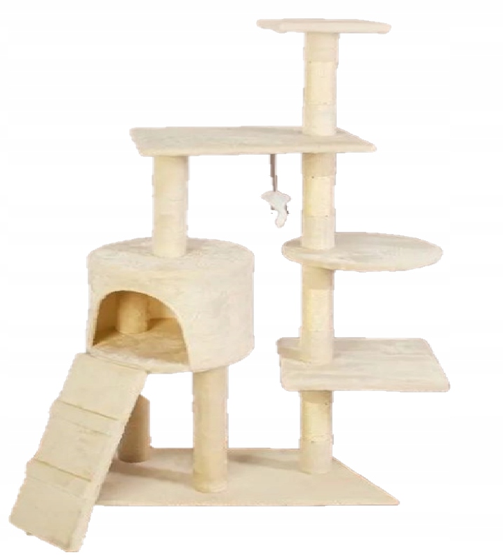 Levně Škrabadlo nízké, škrabadlo vysoké, pelíšek, škrabací sloupek 101 160 cm