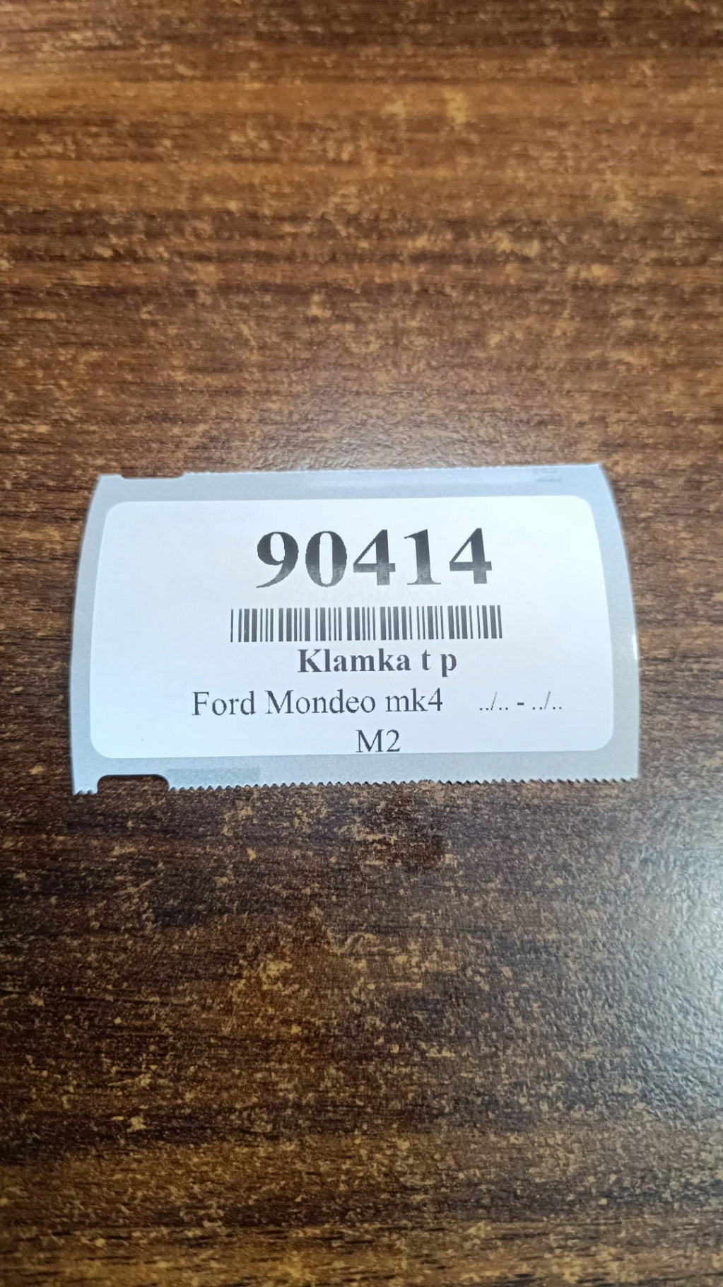 FORD MONDEO MK4 handle right rear part LAKIER U7